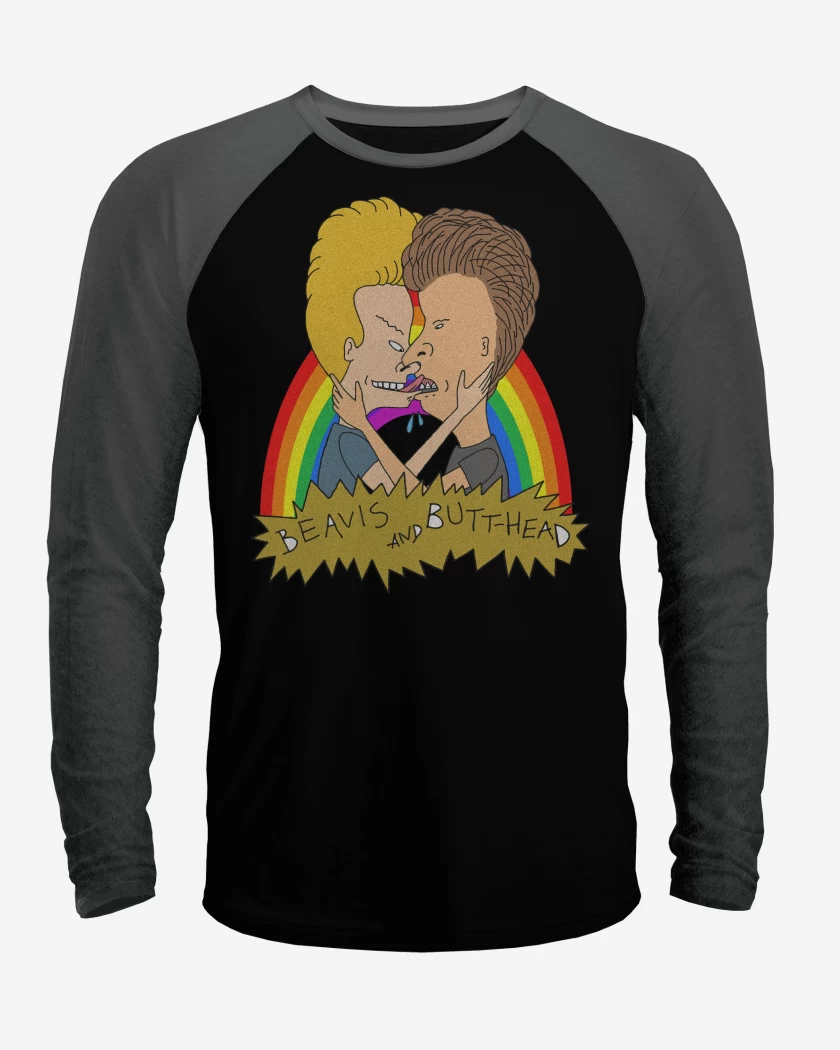 Polera Raglan Beavis and Butthead Love