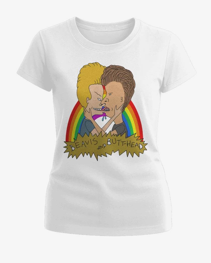Polera de Mujer Beavis and Butthead Love