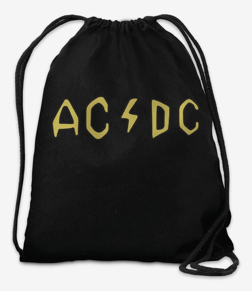 Mochila Negro de Beavis and Butthead AC DC