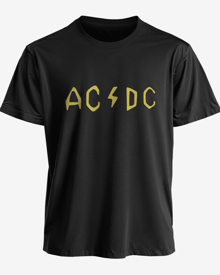 Polera premium Negro de Beavis and Butthead AC DC