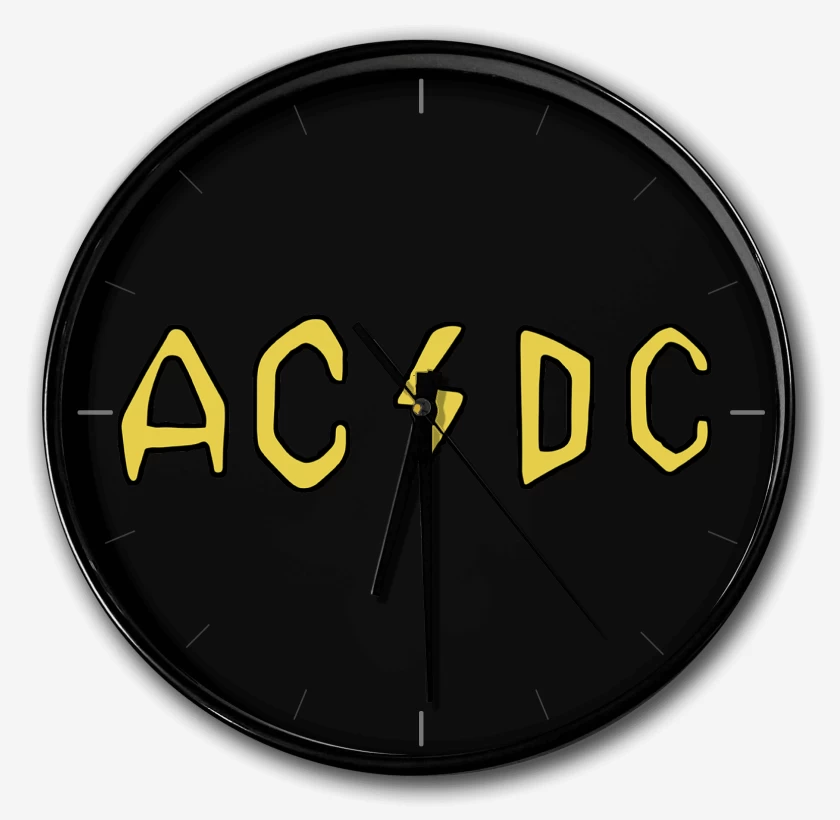 Reloj Negro de Beavis and Butthead AC DC
