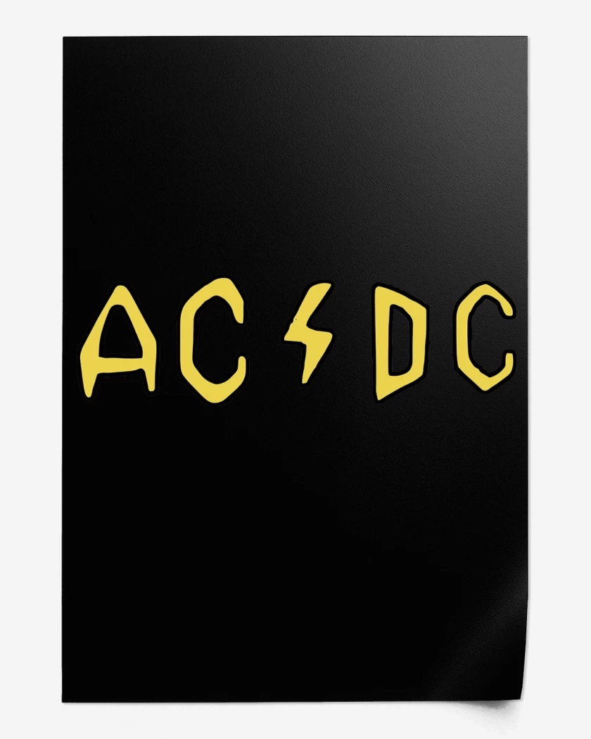 Print Beavis and Butthead AC DC