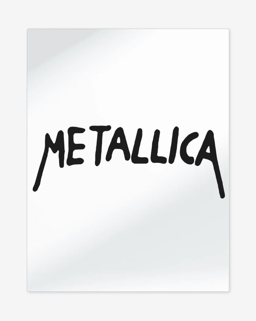 Print metalico Beavis and Butthead Metallica