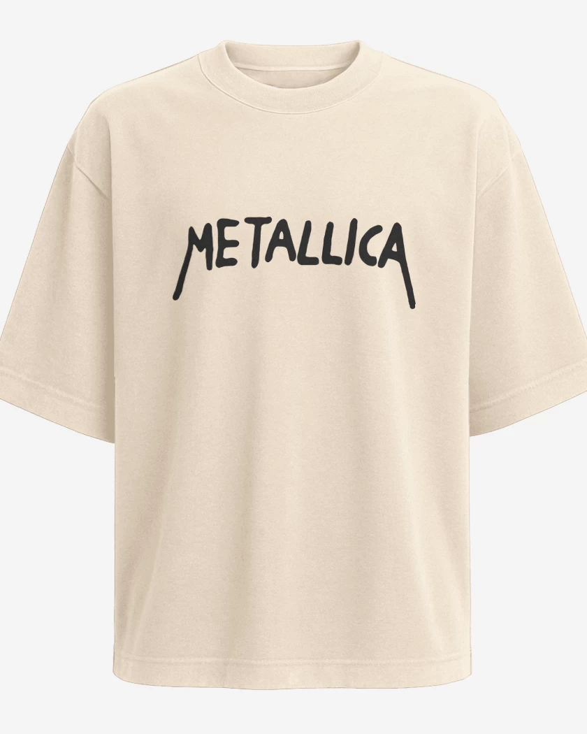 Polera Oversize Beavis and Butthead Metallica
