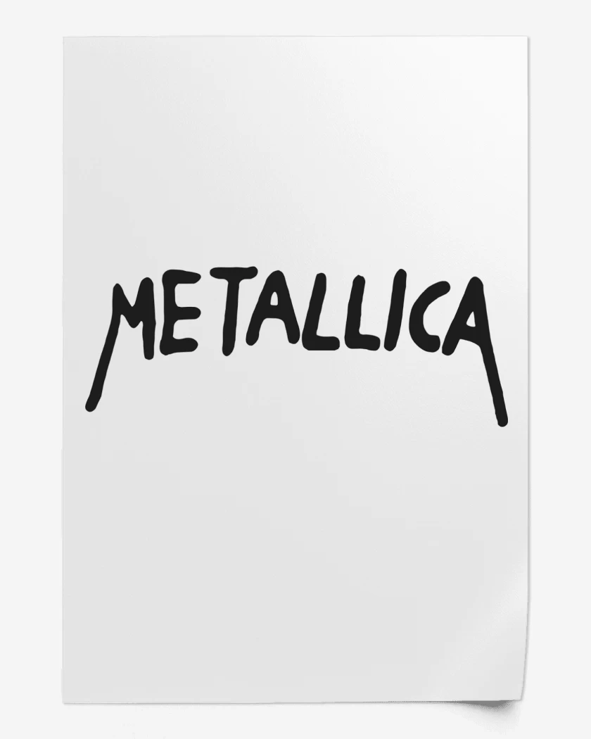 Print Beavis and Butthead Metallica