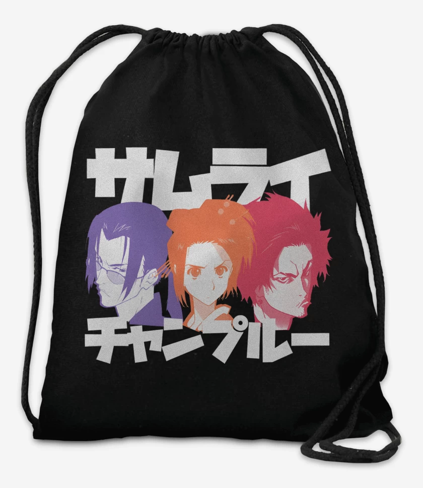 Mochila Negro de Samurai Champloo Bandidos