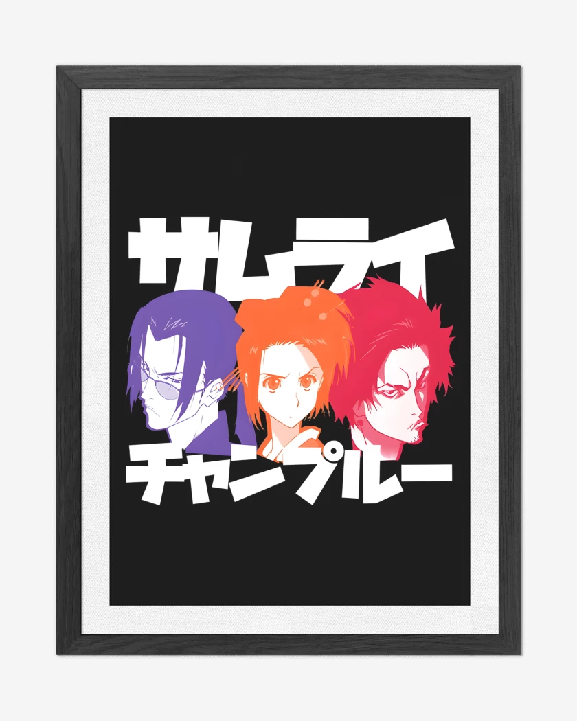 Cuadro decorativo Samurai Champloo Bandidos