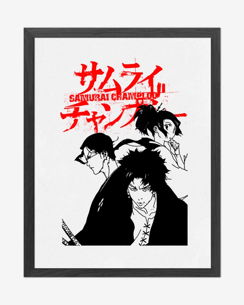 Cuadro decorativo Samurai Champloo Jin Fuu Mugen