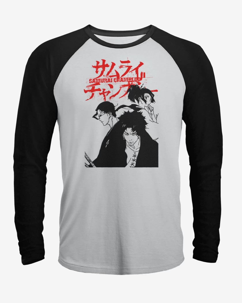 Polera Raglan Samurai Champloo Jin Fuu Mugen