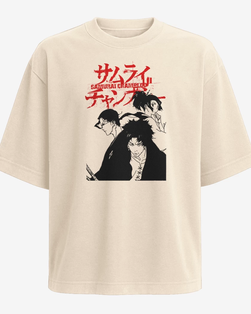 Polera Oversize Samurai Champloo Jin Fuu Mugen