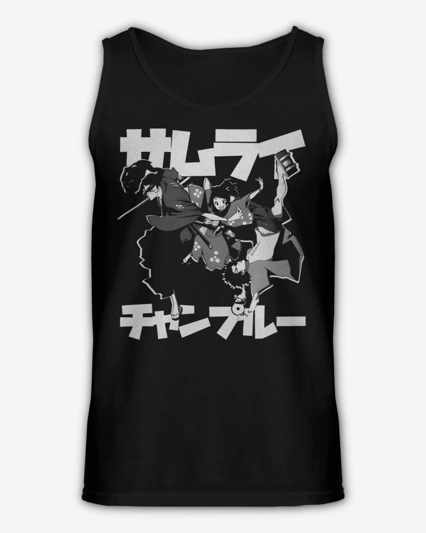 Sudadera Negro de Champloo Samurais