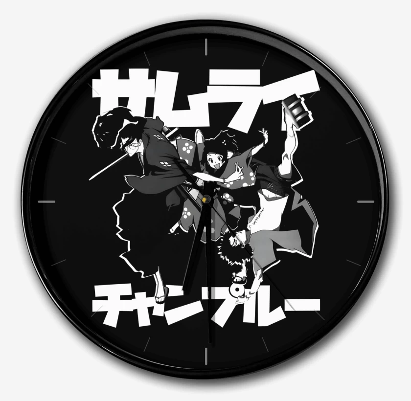 Reloj Negro de Champloo Samurais