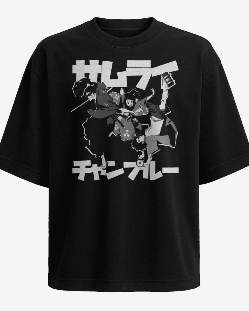 Polera Oversize Champloo Samurais