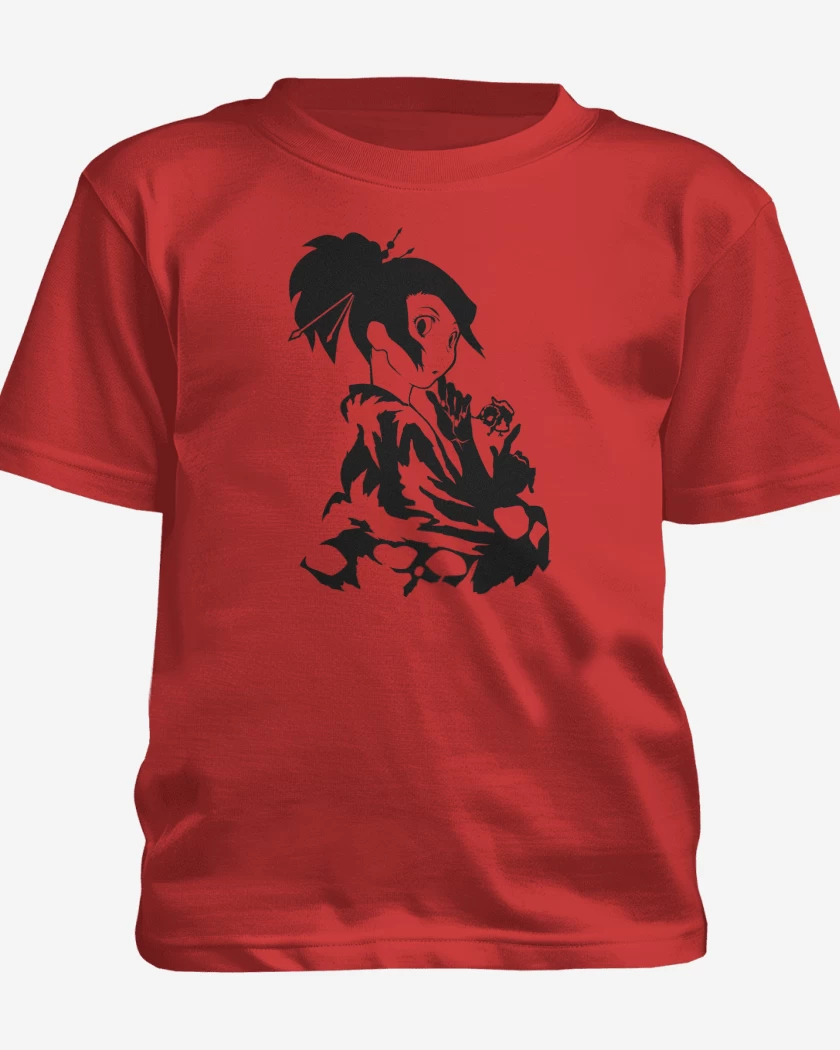 Polera de niño Rojo de Samurai Champloo Fuu