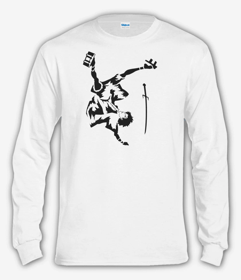 Polera manga larga Blanco de Samurai Champloo Mugen