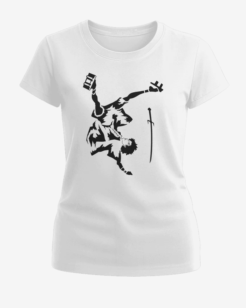 Polera de Mujer Blanco de Samurai Champloo Mugen