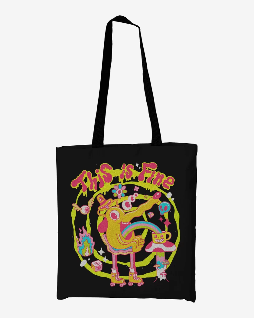 Totebag This is Fine 