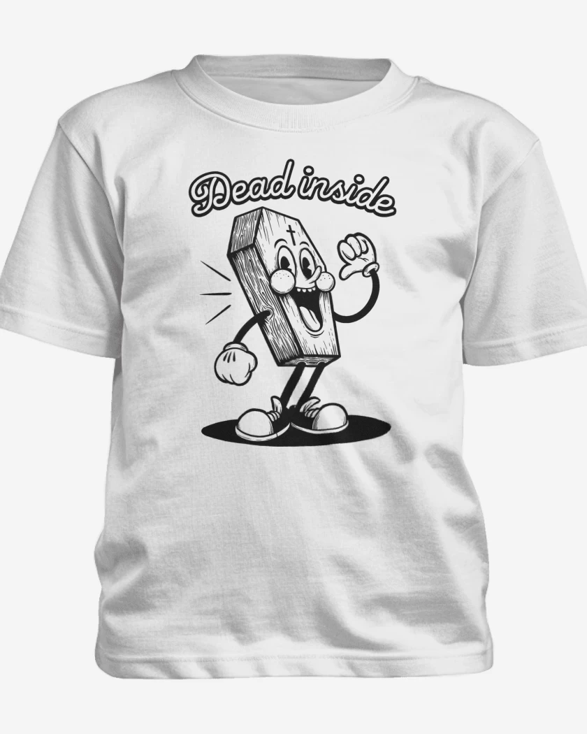 Polera de niño Dead Inside Casket