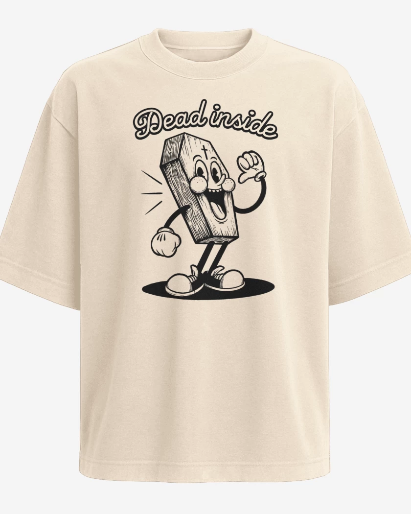 Polera Oversize Dead Inside Casket