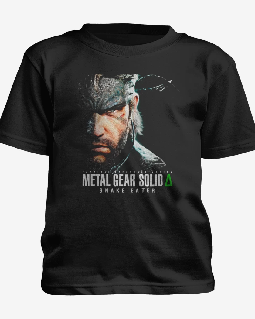 Polera de niño Negro de Metal Gear solid 3 delta