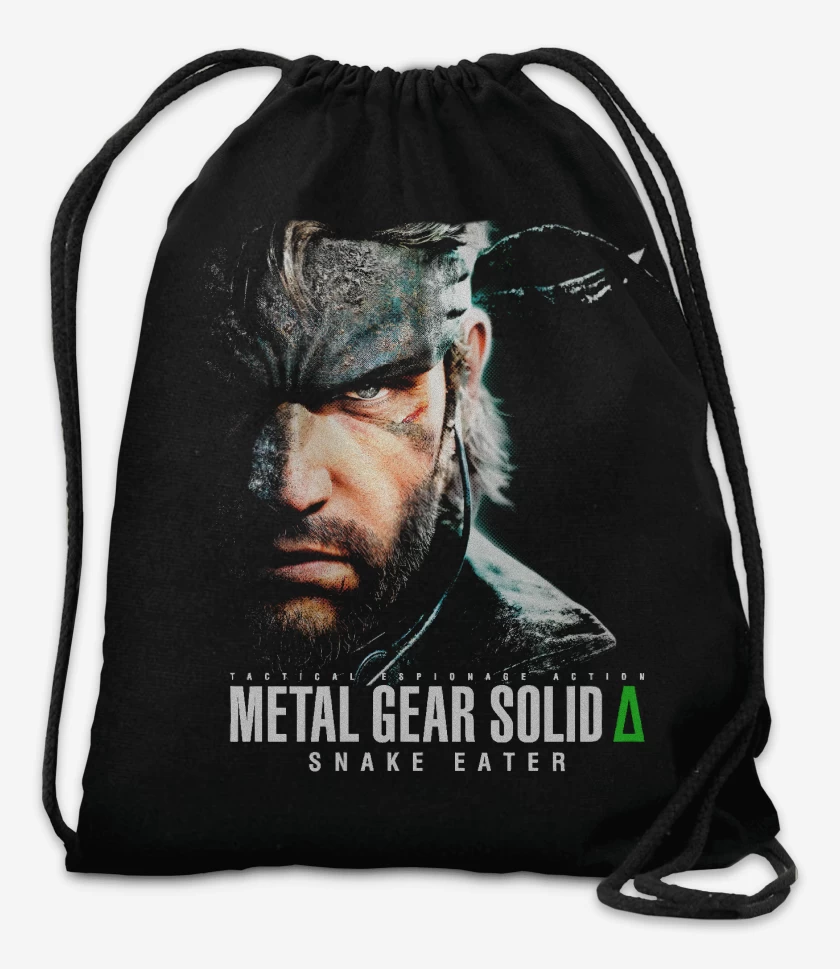 Mochila Negro de Metal Gear solid 3 delta