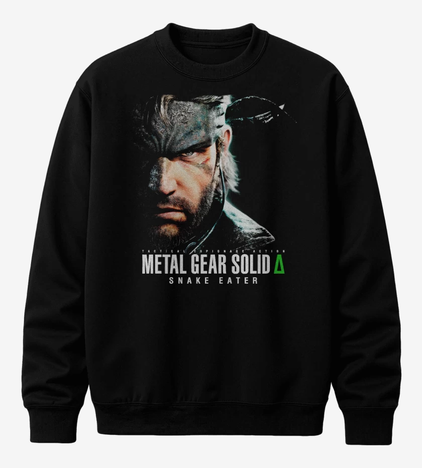 Poleron polo Negro de Metal Gear solid 3 delta