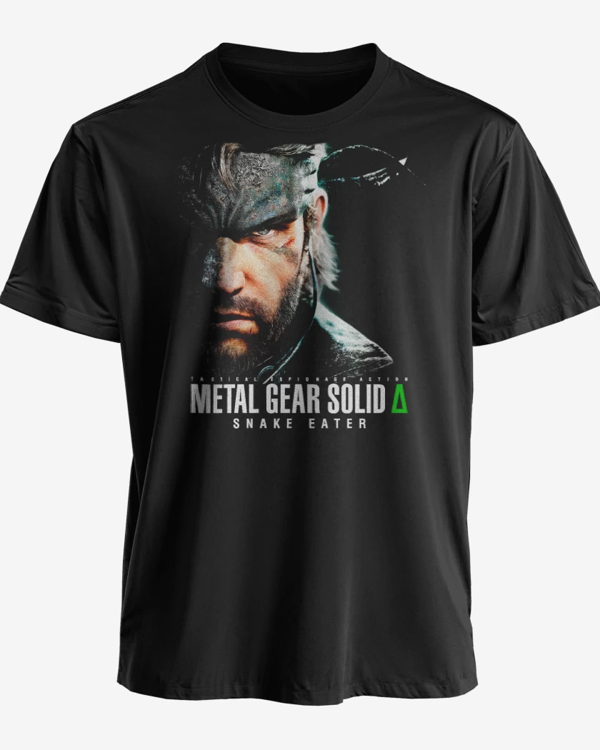 Polera premium Negro de Metal Gear solid 3 delta