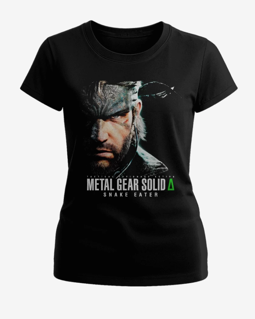 Polera de Mujer Negro de Metal Gear solid 3 delta