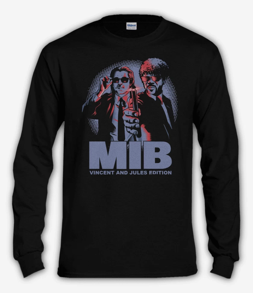 Polera manga larga Negro de Los Hombres de Negro 