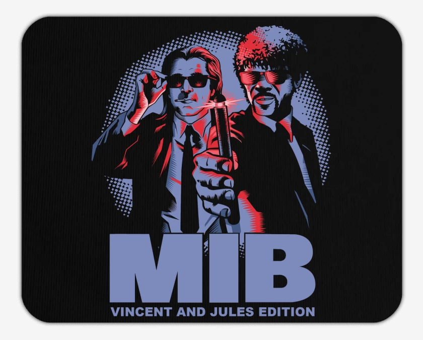 Mousepad Los Hombres de Negro 