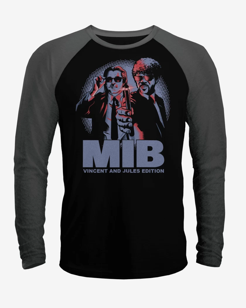 Polera Raglan Los Hombres de Negro 