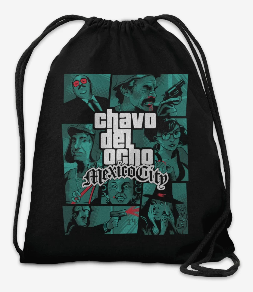 Mochila Negro de GTA Chavo del 8