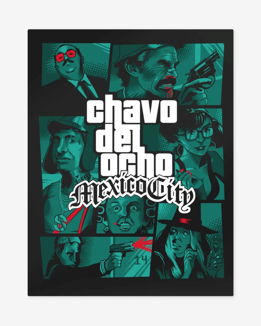 Print metalico GTA Chavo del 8