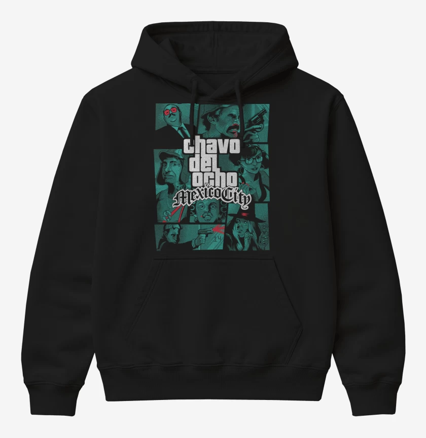 Poleron Canguro básico GTA Chavo del 8