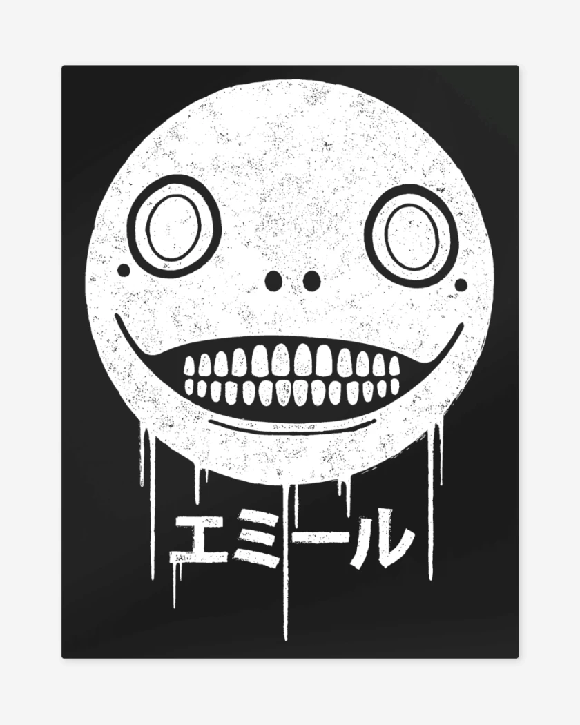 Print metalico Negro de Nier Emil 