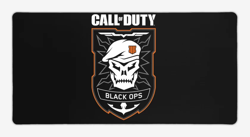 Mouse pad Gamer Negro de Call of Duty Black Ops