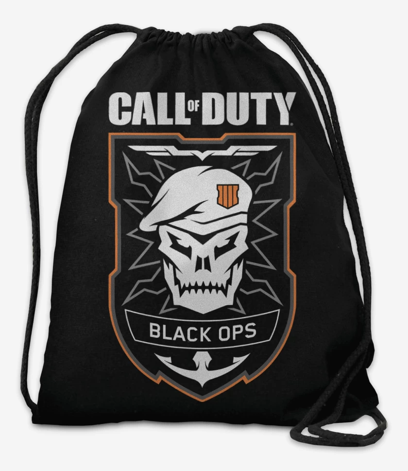 Mochila Negro de Call of Duty Black Ops