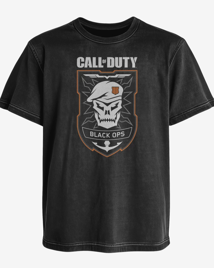 Polera desgastada Call of Duty Black Ops
