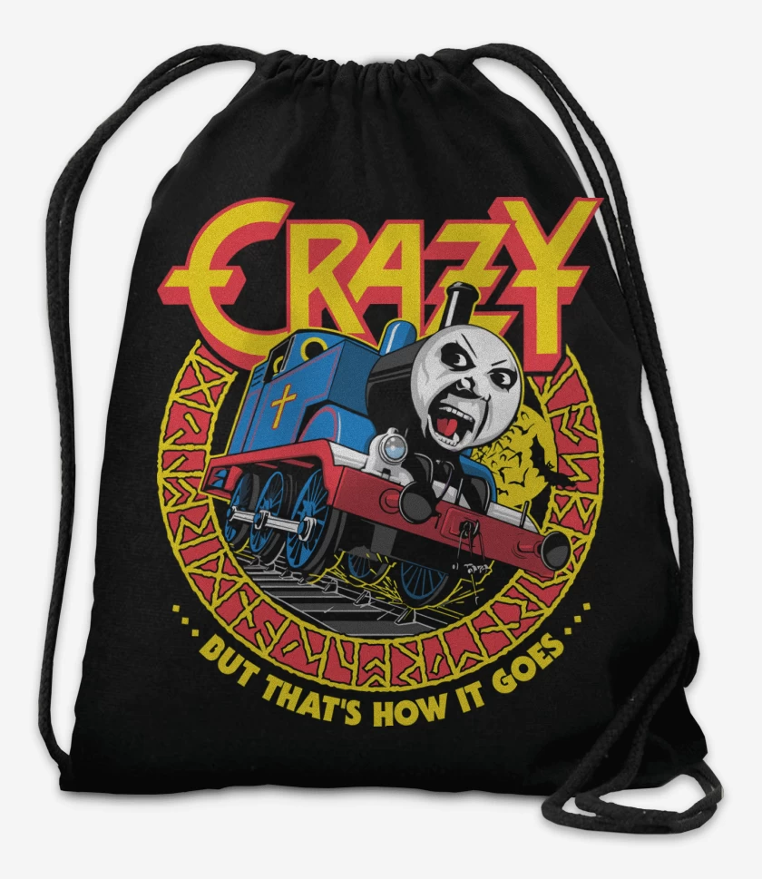 Mochila Negro de Crazy Train 