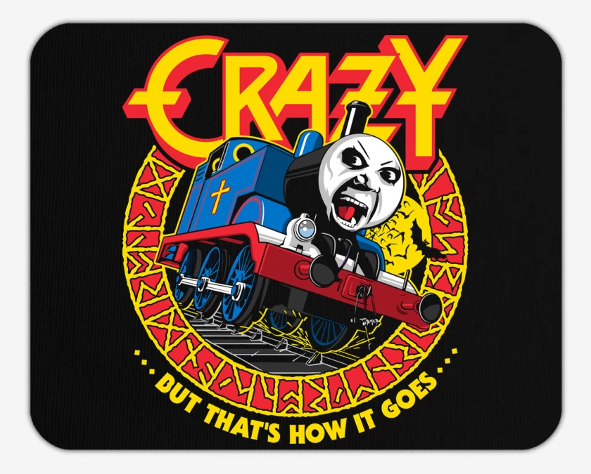 Mousepad Crazy Train 