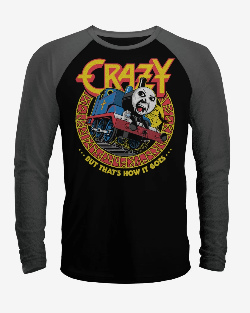 Polera Raglan Crazy Train 