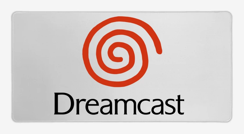 Mouse pad Gamer Blanco de Consolas Dreamcast