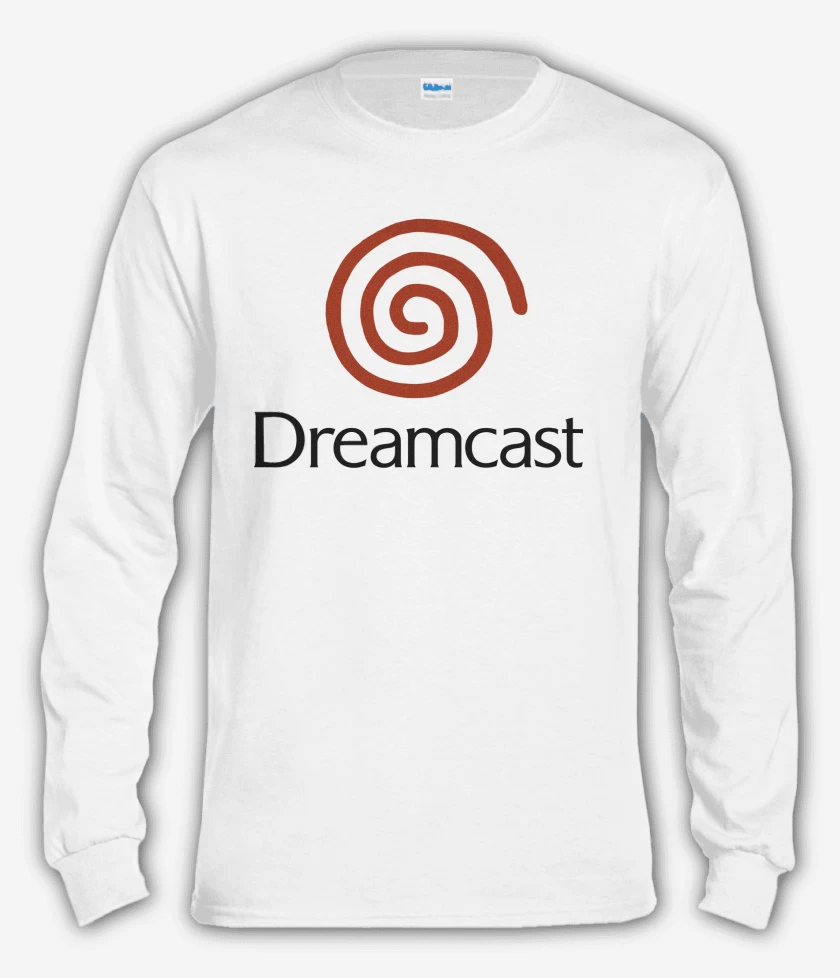 Polera manga larga Blanco de Consolas Dreamcast