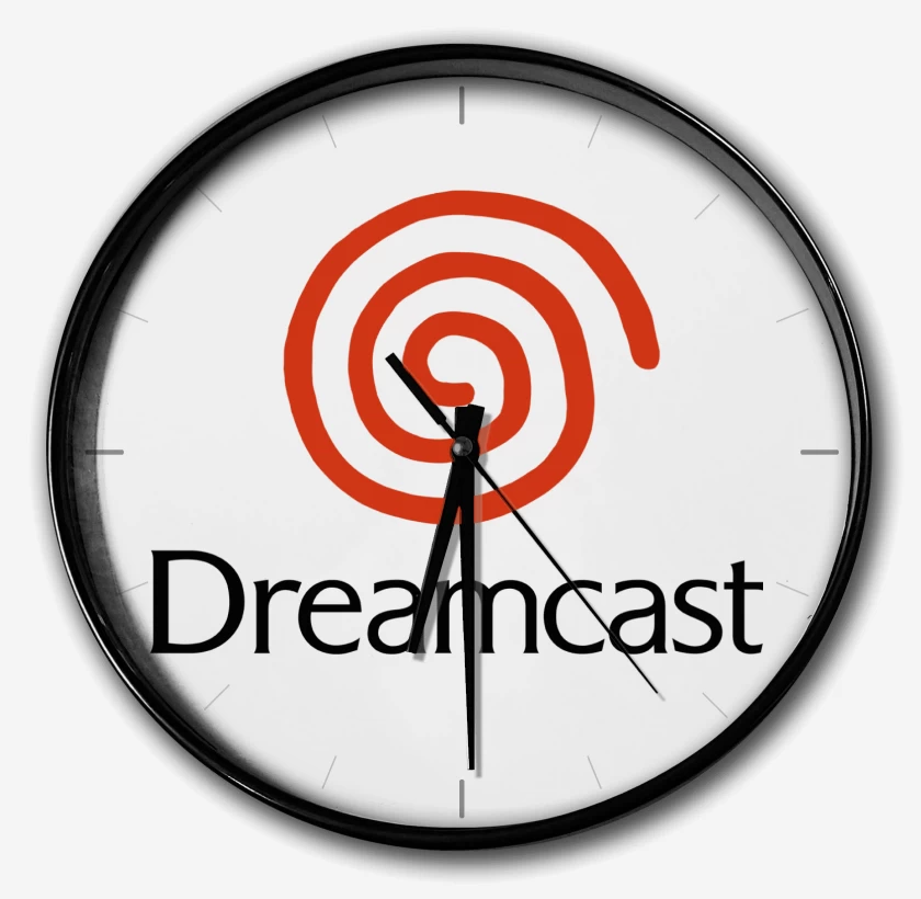 Reloj Blanco de Consolas Dreamcast
