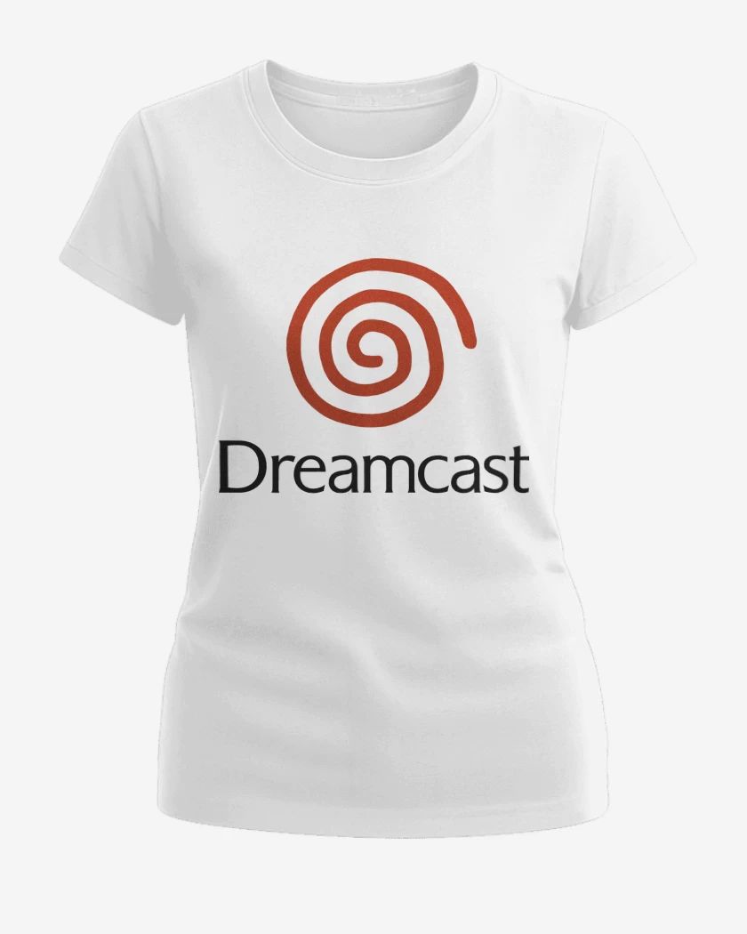 Polera de Mujer Blanco de Consolas Dreamcast