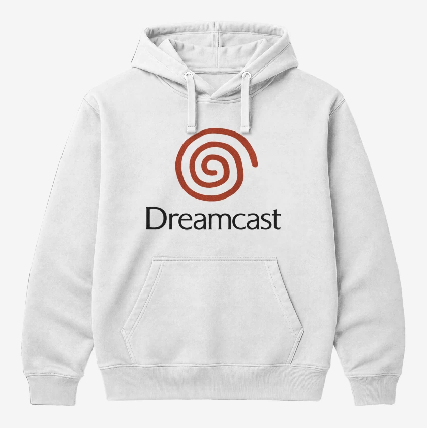 Polerón Canguro Blanco de Consolas Dreamcast