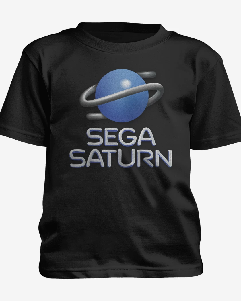 Polera de niño Negro de Consolas Sega Saturn