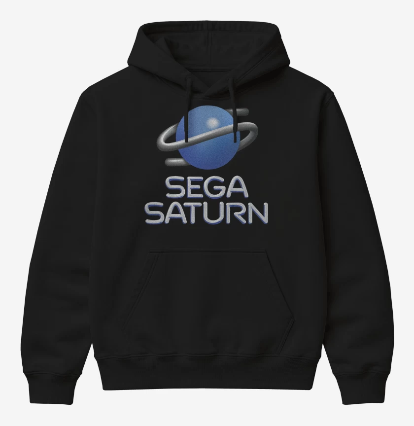 Poleron Canguro básico Negro de Consolas Sega Saturn