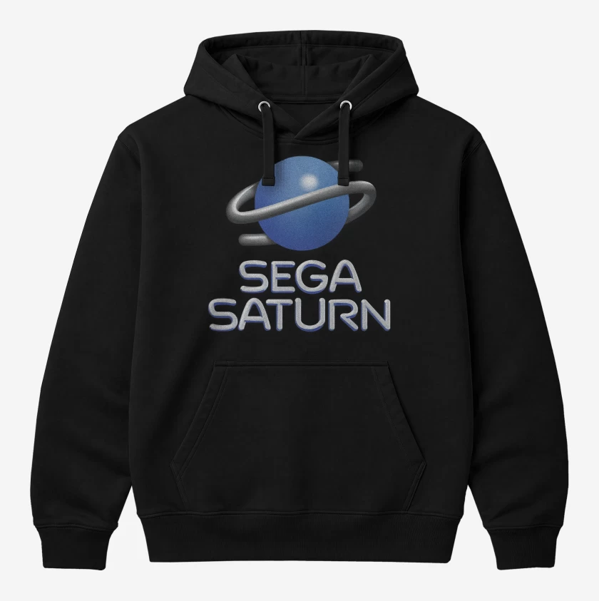 Polerón Canguro Negro de Consolas Sega Saturn