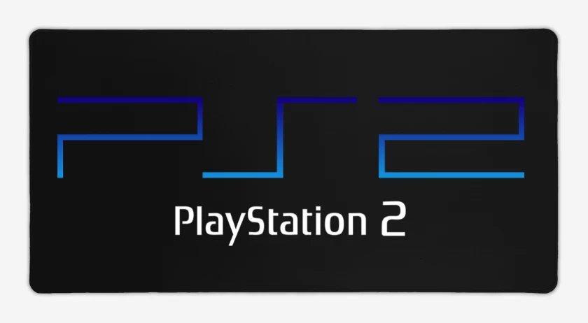 Mouse pad Gamer Negro de Consolas PS2